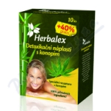 Herbalex detoxik. náplast s konopím 10ks+40%gratis