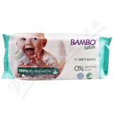 Bambo Nature biodegradabilní dětské ubrousky 50ks