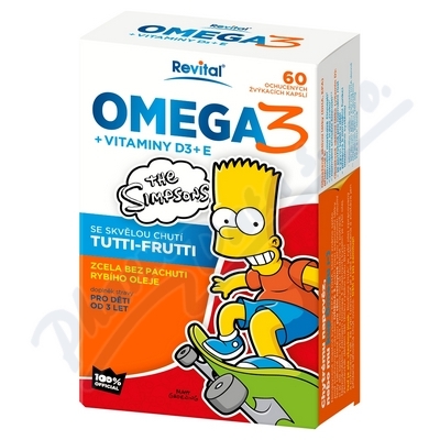 The Simpsons Omega 3 +vit.D +vit.E cps.60