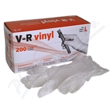 Rukavice vinylov V-R bezpudrov vel. L 200ks