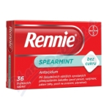 Rennie Spearmint bez cukru 680mg-80mg tbl. mnd. 36