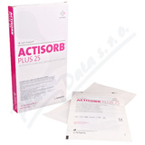 Actisorb Plus kryt s uhl. a stbr.  10. 5x19cm 10ks