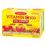 TEREZIA Vitamin C 500mg trio natur+ cps. 30