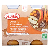 BABYBIO mrkev-dn-jablko-kachn maso 8m+ 2x200g