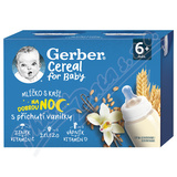 Gerber Cereal Ml. s ka dobr. noc vanil. 2x200ml 6M+