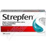 Strepfen Med a Eukalyptus bez cukru 8. 75mg pas. 24