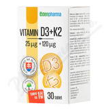 Edenpharma Vitam�n D3+K2 tbl. 30