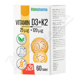 Edenpharma Vitam�n D3+K2 tbl. 60