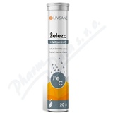 LIVSANE elezo+Vitamin C umiv tablety 20ks