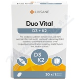 LIVSANE Duo Vital D3+K2 tob. 30
