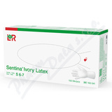 Rukavice vy�et�ovac� Sentina Ivory latex S 100ks