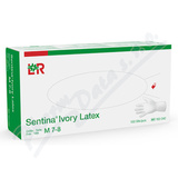 Rukavice vy�et�ovac� Sentina Ivory latex M 100ks