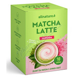 Allnature Matcha latte jahoda 10x20g