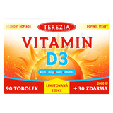 TEREZIA Vitamin D3 2000 IU tob. 90+30